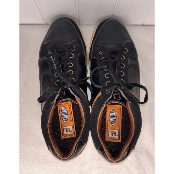 Footjoy Contour Casual 54284 Men\'s Black Low Top Spikeless Golf‎ Shoes Sz 9M main image 8
